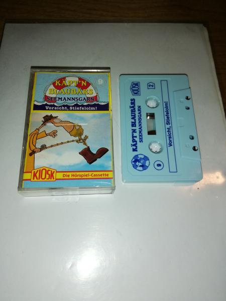 Käpt`n Blaubär Folge 9 Vorsicht. Stiefelolm ! Weiß mit Blauen Druck 4.27979