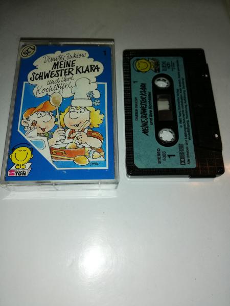 Meine Schwester Klara Folge 1 und ihre Kochlöffel 5-fach Schwarz geschraubt Schwarz mit Blauen Aufkleber 5003