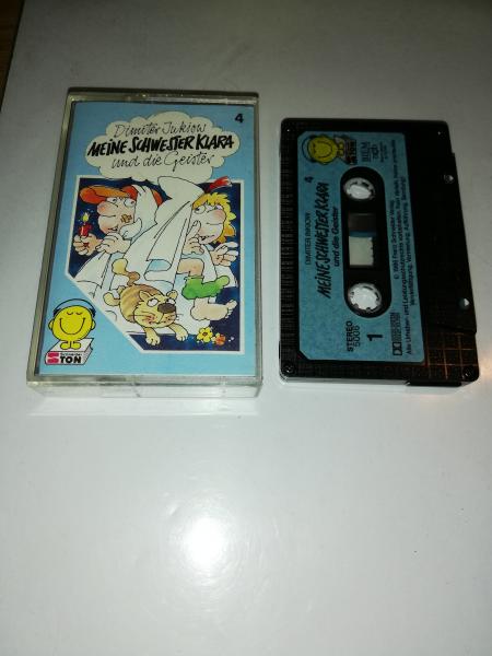 Meine Schwester Klara Folge 4 und die Geister 5-fach Schwarz geschraubt Schwarz mit Blauen Aufkleber 5006