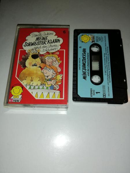 Meine Schwester Klara Folge 6 und der Löwenschwanz 5-fach Schwarz geschraubt Schwarz mit Blauen Aufkleber 5043