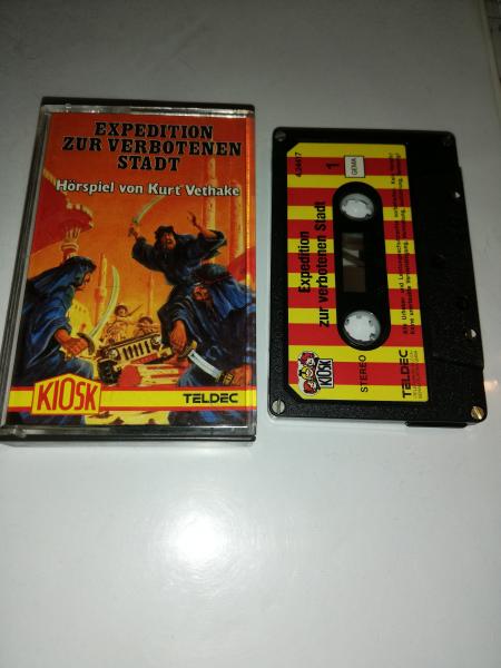 Expedition zur verbotenen Stadt 4-fach Silber geschraubt Schwarz mit Rot-Gelben Aufkleber 4.24417CD Teldec