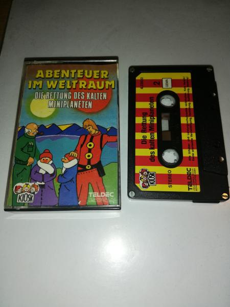 Abenteuer im Weltraum Die Rettung des kalten Miniplaneten 4-fach Silber geschraubt Schwarz mit Rot-Gelben Aufkleber 4.23930 CD Teldec