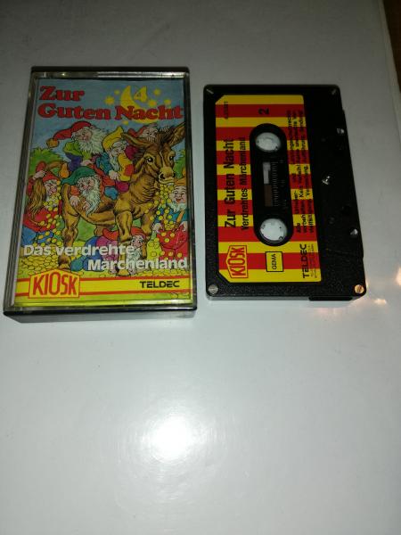 Zur Guten Nacht Folge 4 Das verdrehte Märchenland 5-fach Silber geschraubt Schwarz mit Rot-Gelben Aufkleber 4.25381 CD Teldec