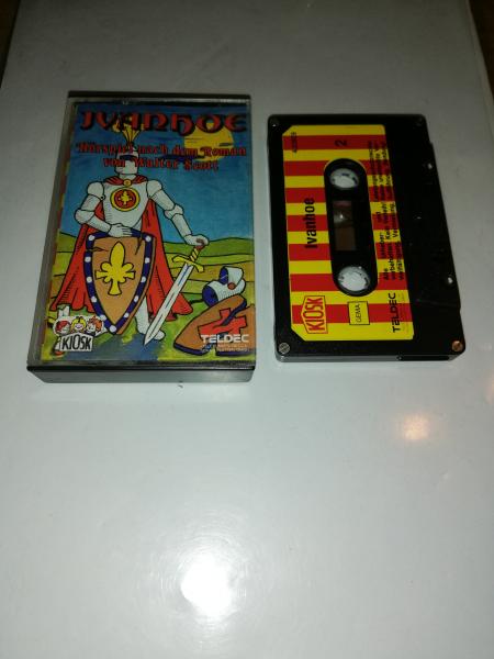 Ivanhoe 4-fach Silber geschraubt Schwarz mit Rot-Gelben Aufkleber 4.23929 CD Teldec