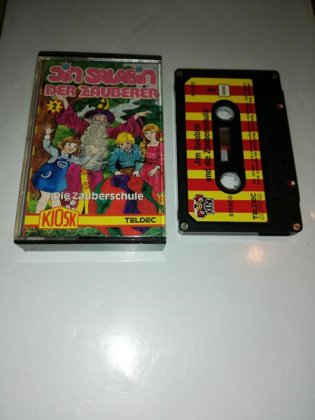 Jim Salabim Der Zauberer Folge 2 Die Zauberschule 4-fach Silber geschraubt Schwarz mit Rot-Gelben Aufkleber 4.24426 CD Teldec(Cover leicht defekt)