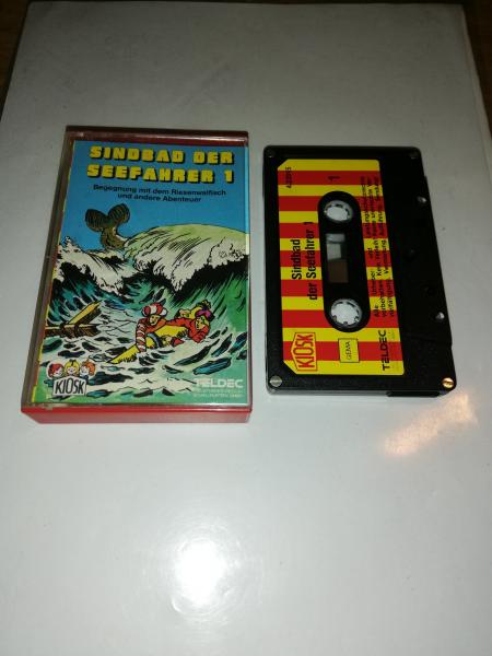 Sindbad der Seefahrer Folge 1 4-fach Silber geschraubt Schwarz mit Rot-Gelben Aufkleber 4.239.15 CD Teldec