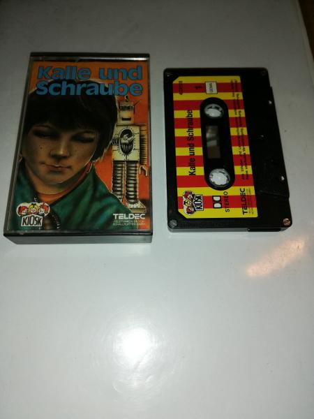 Kalle und Schraube 4-fach Silber geschraubt Schwarz mit Rot-Gelben Aufkleber 4.24128 CD Teldec