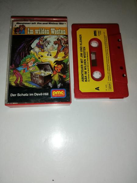 Abenteuer mit Jim und kleiner Bär im wilden Westen Der Schatz im Devil-Hill Rot mit Gelben Aufkleber 10052 PMC