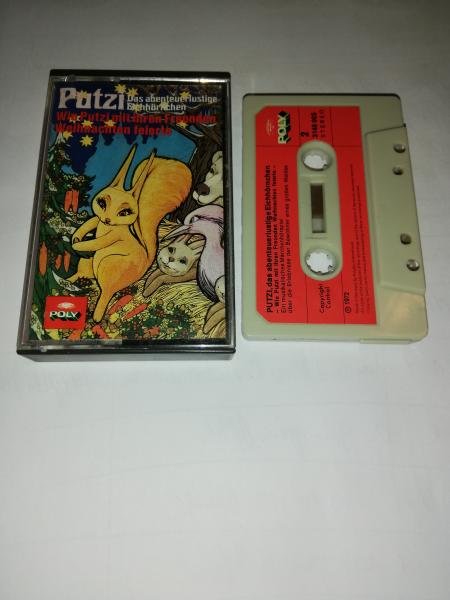 Putzi Das abenteuerlustige Eichhörnchen Wie Putzi mit ihren Freunden Weihnachten feierte Grau mit Roten Aufkleber 3148005 Poly