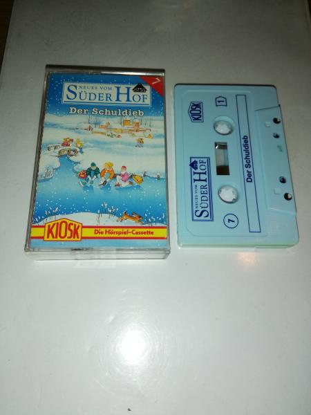 Neues vom Süderhof Folge 7 Der Schuldieb Weiß mit Blauen Druck (Der grüne Punkt) Kiosk