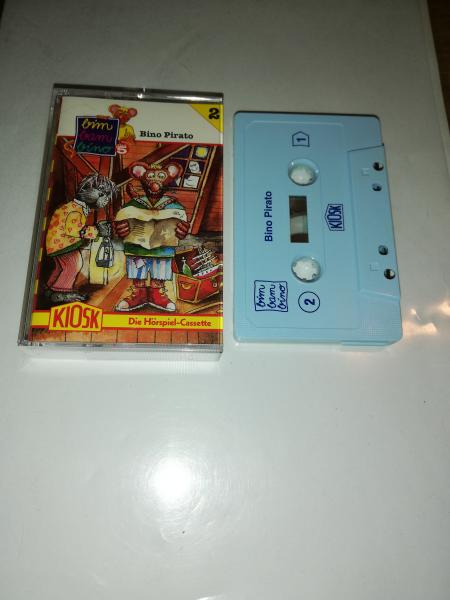Bim Bam Bino Folge 2 Bino Pirato Weiß mit Blauen Druck (Der grüne Punkt) Kiosk