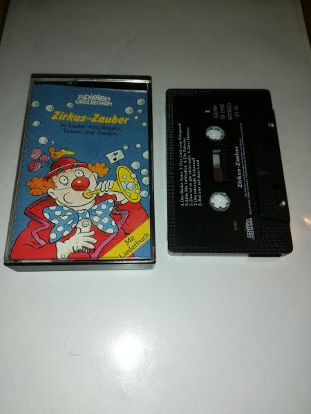 Spielen und Lernen Zirkus-Zauber Schwarz mit Weißen Druck G-5335