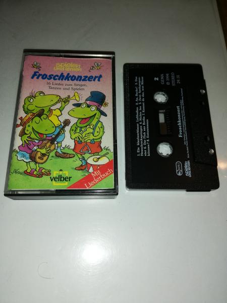 Spielen und Lernen Froschkonzert Schwarz mit Weißen Druck 1994-3