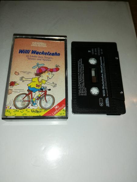 Spielen und Lernen Willi Wackelzahn Schwarz mit Weißen Druck LC F-7250