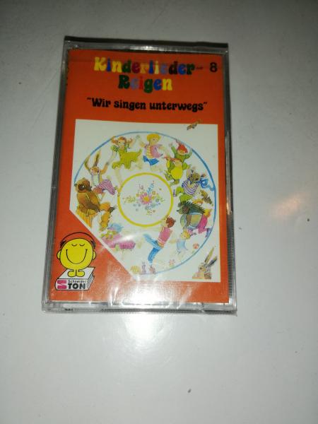 Kinderlieder-Reigen Folge 8 Wir singen unterwegs Schwarz mit Blauen Aufkleber 5104 Schneiderton Originalverpackt