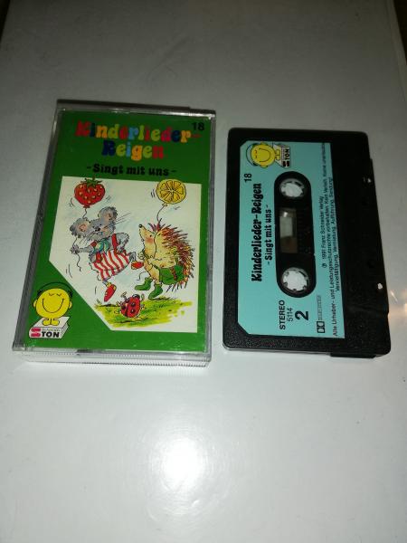 Kinderlieder-Reigen Folge 18 Singt mit uns Schwarz mit Blauen Aufkleber 5114 Schneiderton