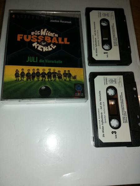 Die Wilden Kerle Folge 4 Juli die Viererkette Schwarz mit Weißen Aufkleber 3-8315-2073-9 Baumhausverlag