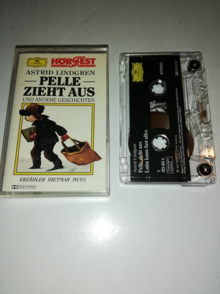 Pelle zieht aus und andere Geschichten Transparent mit Weißen Druck 423451-4 Deutsche Grammophon