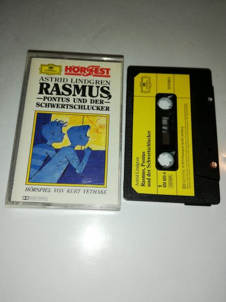 Rasmus. Pontus und der Schwertschlucker Schwarz mit Hellgelben Aufkleber 420623-4 Deutsche Grammophon