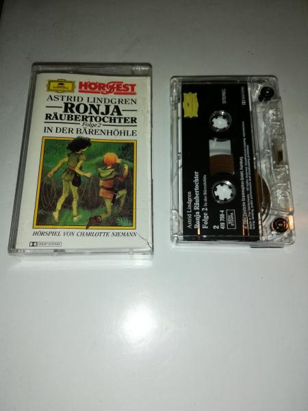 Ronja Räubertochter Folge 2 in der Bärenhöhle Transparent mit weißen Druck 419759-4 Deutsche Grammophon