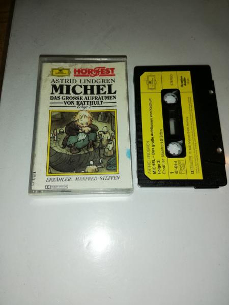 Michel Das grosse Aufräumen von Katthult Folge 2 Schwarz mit Gelben Aufkleber 431439-4 Deutsche Grammophon