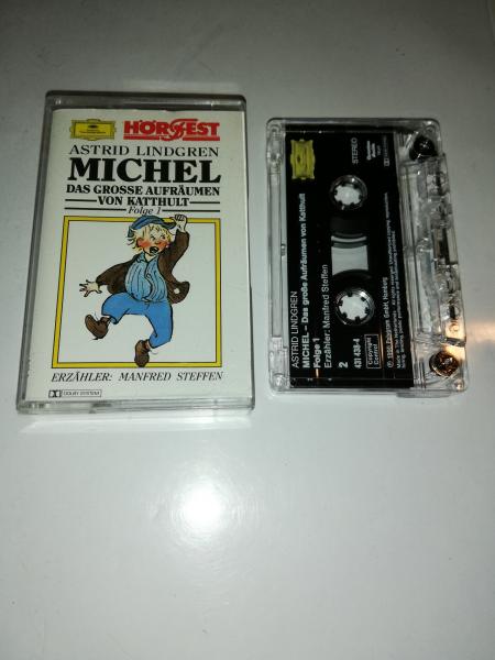 Michel Das grosse Aufräumen von Katthult Folge 1 Transparent mit Weißen Druck 431438-4 Deutsche Grammophon