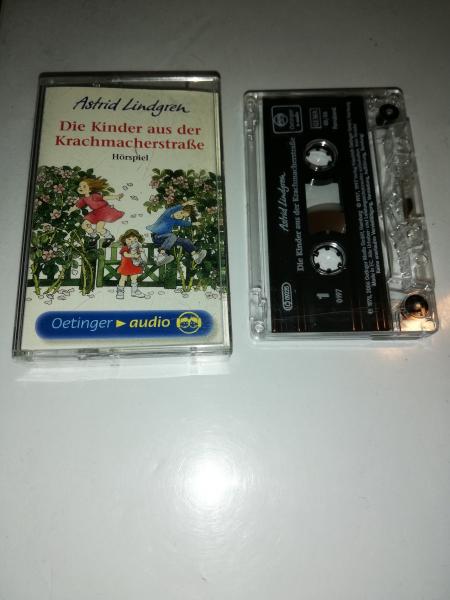 Die Kinder aus der Krachmacherstrasse Transparent mit Weißen Druck 0197 Oetinger Audio