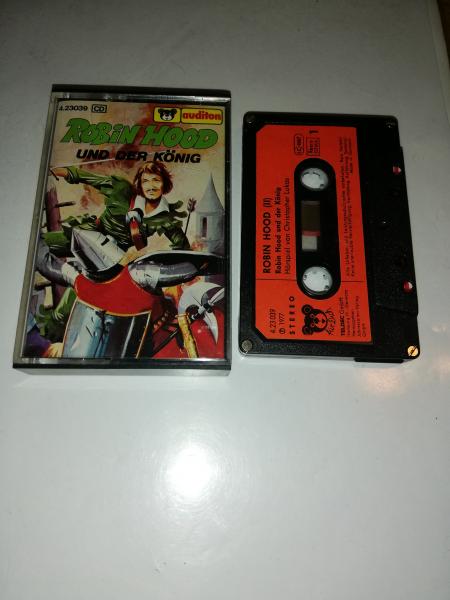 Robin Hood und der König (II) 4-fach Silber geschraubt Schwarz mit Orangen Aufkleber 4.23039 CD Auditon