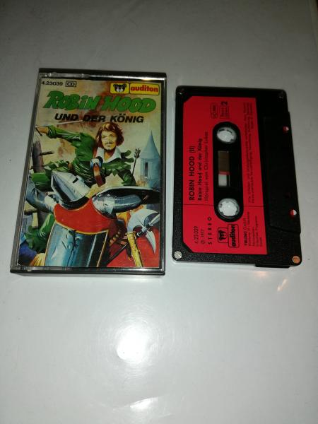 Robin Hood und der König (II) 4-fach Silber geschraubt Schwarz mit Roten Aufkleber 4.23039 CD Auditon