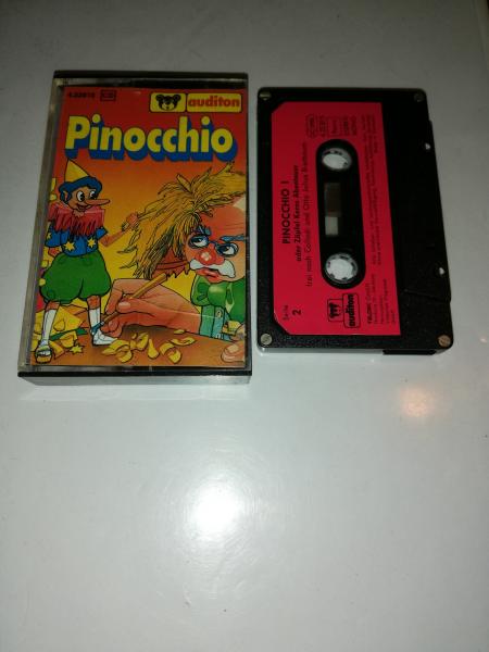 Pinoccio 4-fach Silber geschraubt Schwarz mit Roten Aufkleber 4.22815 CD Auditon