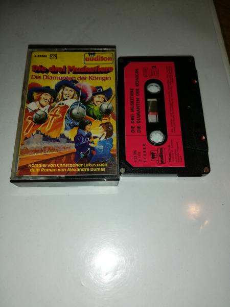 Die drei Musketiere Die Diamanten der Königin 4-fach Silber geschraubt Schwarz mit Roten Aufkleber 4.23386 CD Auditon