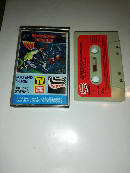 Die Roboter kommen Grau mit Roten Aufkleber 691.279 Zebra