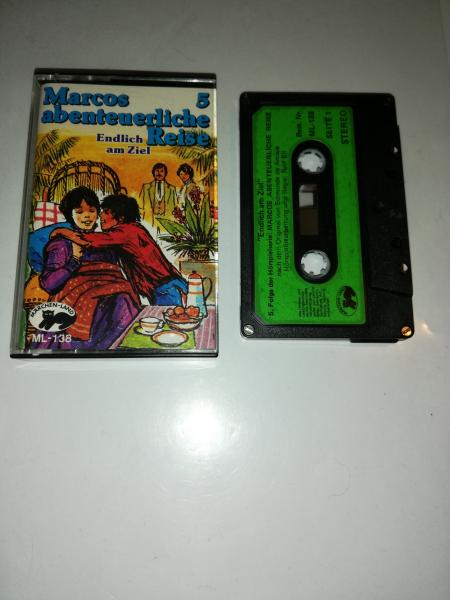 Marcos abenteuerliche Reise Folge 5 Endlich am Ziel 4-fach Silber geschraubt Schwarz mit grünen Aufkleber ML-138
