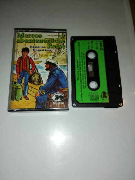 Marcos abenteuerliche Reise Folge 3 Reise ins Ungewisse 4-fach Silber geschraubt Schwarz mit grünen Aufkleber ML-136