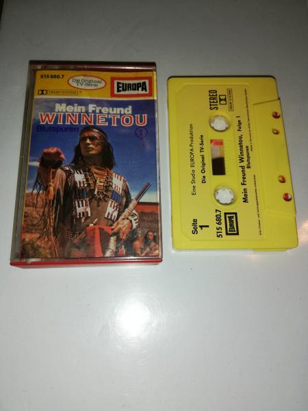 Mein Freund Winnetou Folge 1 Blutspuren Gelb mit Gelben Aufkleber 515680.7 Europa