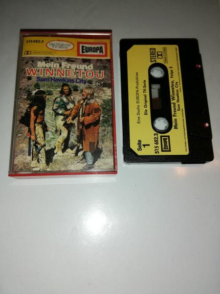 Mein Freund Winnetou Folge 3 Sam Hawkins City Schwarz mit Beigen Aufkleber 515682.3
