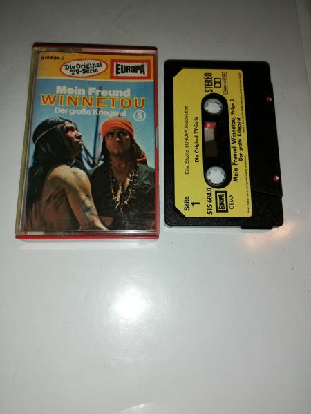 Mein Freund Winnetou Folge 5 Der große Kriegsrat Schwarz mit Beigen Aufkleber 515684.0 Europa