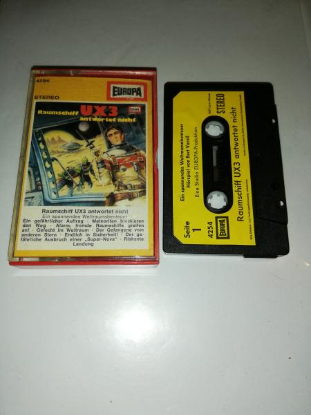 Raumschiff UX3 antwortet nicht Schwarz mit Gelben Aufkleber 4254 Europa