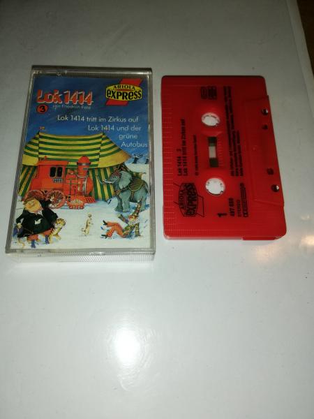 Lok 1414 Folge 3 tritt im Zirkus aus/und der grüne Autobus Rot mit Schwarzen Druck 497650-215 Ariola Express