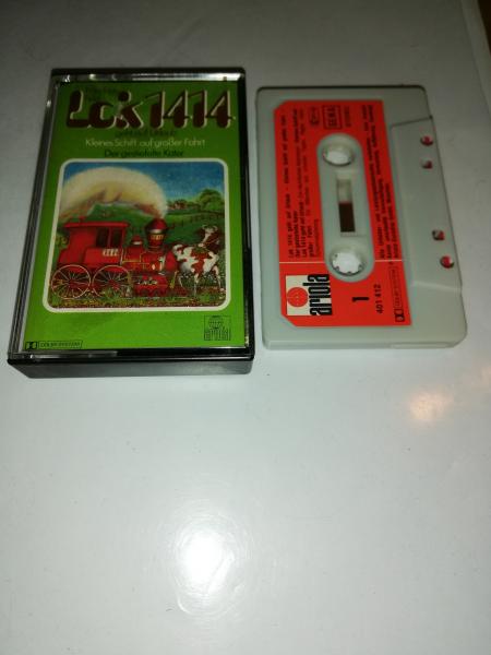 Lok 1414 geht auf Urlaub/Kleines Schiff auf großer Fahrt/Der gestiefelte Kater Grau mit Roten Aufkleber 401412-242 Ariola