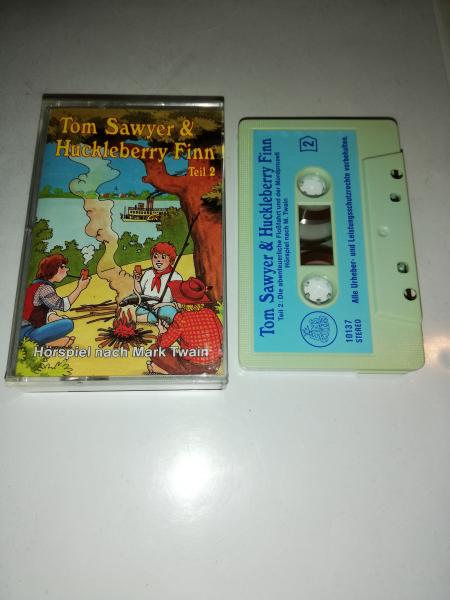 Tom Sawyer & Huckleberry Finn Folge 2 Weiß mit Blauen Aufkleber 10137