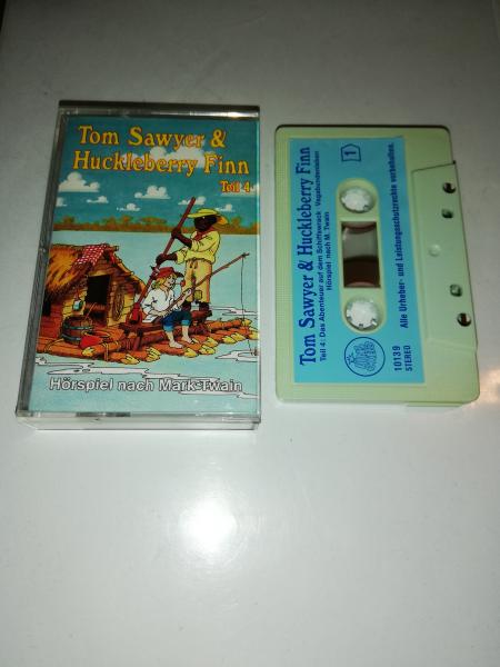 Tom Sawyer & Huckleberry Finn Folge 4 Weiß mit Blauen Aufkleber 10139 Eins Extra