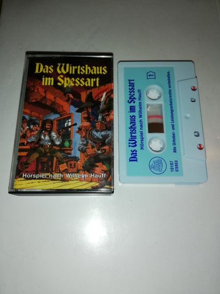 Das Wirtshaus im Spessart Weiß mit Blauen Aufkleber 10107 Eins Extra