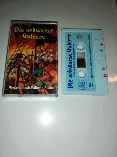 Die schwarze Galeere Weiß mit Blauen Aufkleber 10105 Eins Extra