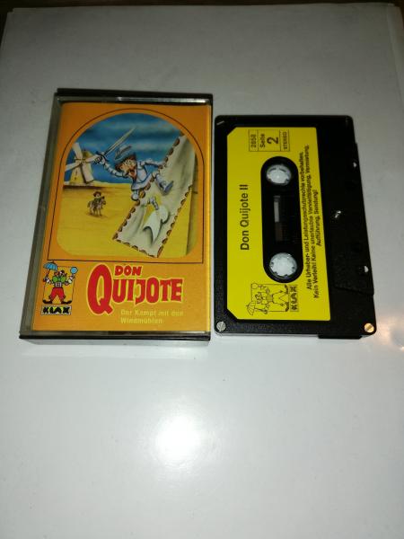 Don Quijote 2 Der Kampf mit den Windmühlen 5-fach Silber geschraubt Schwarz mit Gelben Aufkleber 2857 Klax