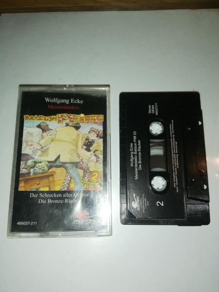 Meisterdetektiv Balduin Pfiff Der Schrecken aller Geister/Die Bronze-Räuber Schwarz mit Weißen Druck 495027-211 Maritim