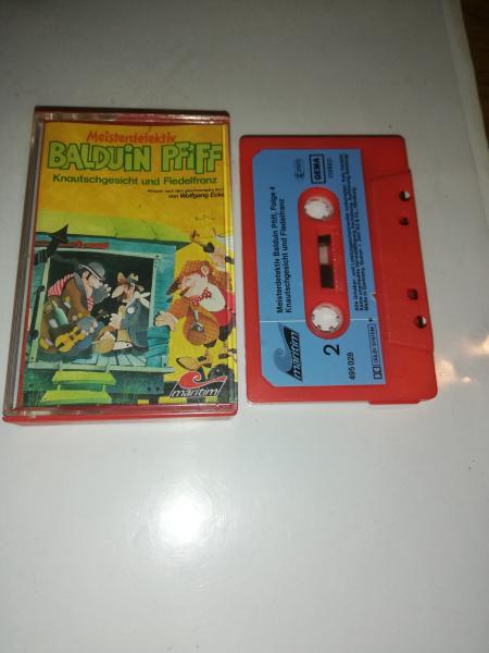 Meisterdetektiv Balduin Pfiff Folge 4 Knautschgesicht und Fiedelfranz Rot mit Blauen Aufkleber 495028-211 Maritim