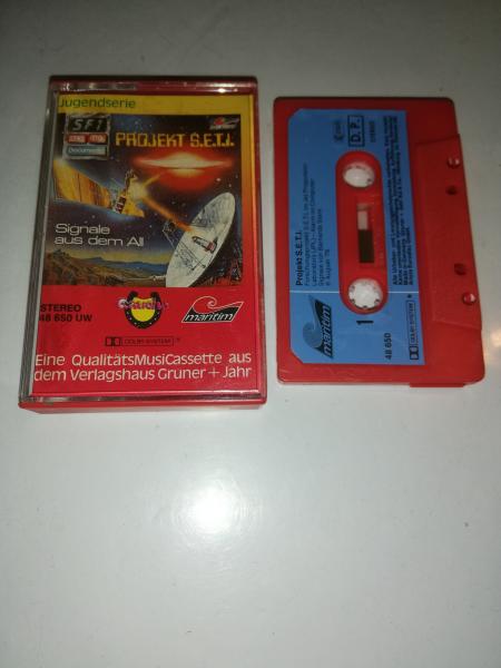 Projekt S.E.T.I. Rot mit Blauen Aufkleber 48650 UW Maritim