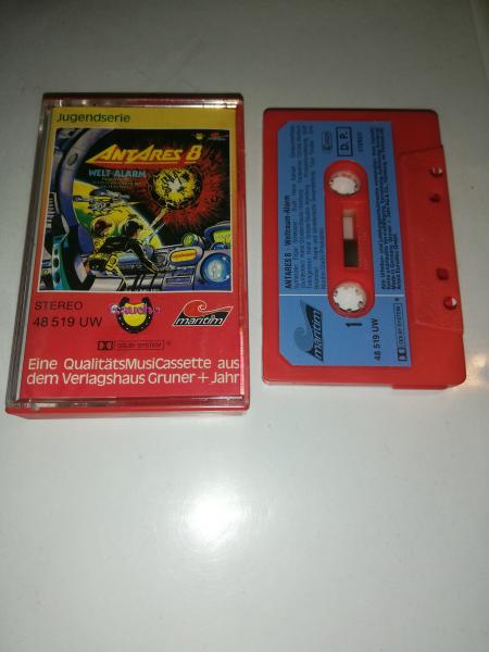 Antares 8 Welt-Alarm Rot mit Blauen Aufkleber 48519 UW Maritim Jugendserie