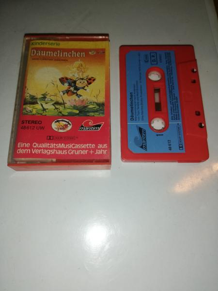 Däumelinchen Rot mit Blauen Aufkleber 48612 UW Maritim